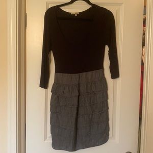 Black and grey dress